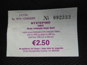 Paphos Airport Bus Tickets