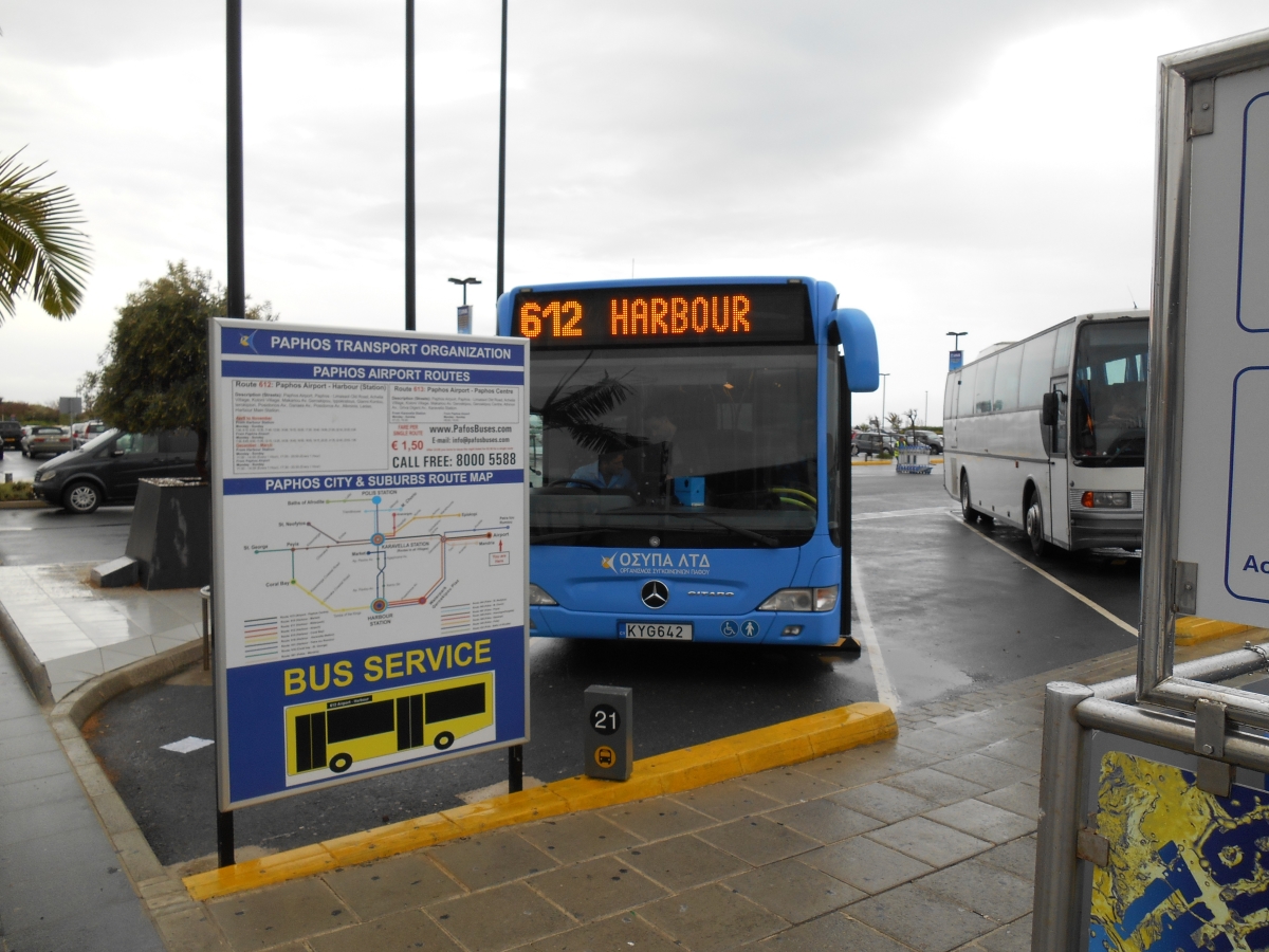 paphos airport bus | paphos airport